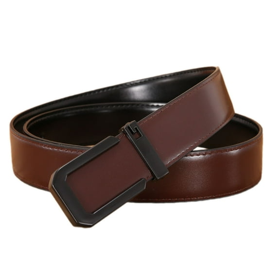 Male Waistband Leather Belt for Men Adjustable Waistband Suitable for All Ages and Styles