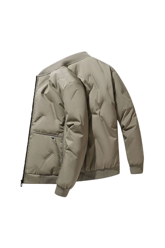 Male Winter Baseball Collar Casual Windproof And Warm Jacket