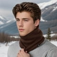 thumbnail image 1 of Male Winter Warm Solid Color Velvet Outdoor Neck Cover Hamburg Scarf Womens Neck Scarf Small Cute Women Winter Hats Woman's Scarf City Scarf Shawl Wrap for Women Tan Wrap for Women Head Wraps Scarfs, 1 of 3