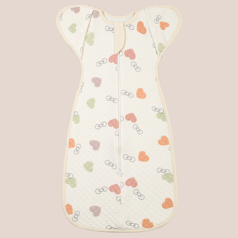 Male and female infant surrender swaddling sleeping bag, hands up, air ...