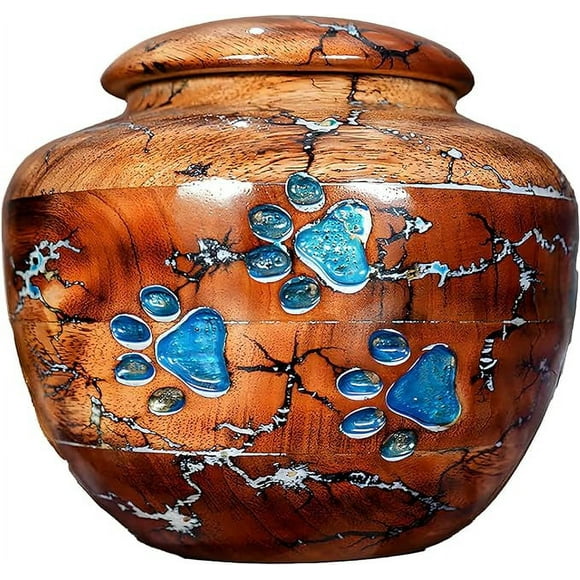 Male female pet urnWooden urns for pet Ashes Keepsake Cremation Urn for Pet Ashes Mini urns for pet pet Ashes urn cat urns for Ashes Personalized Dog urn (Extra Large (7" L x 7" W x 9"))