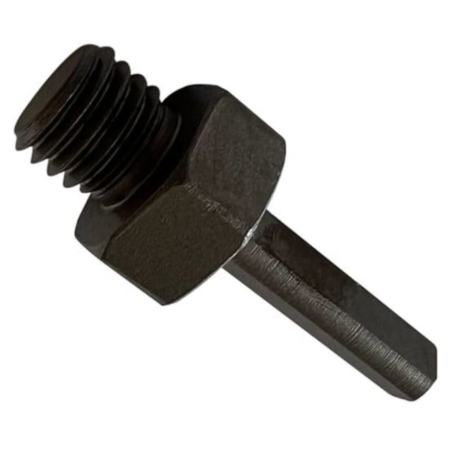 Male to 3/8" Shank (Short) Drill Adapter for Bits. HeatTreated Steel
