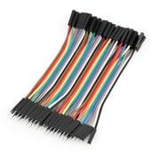 Male to Female 40Pin Connector Test Jumper Cable Wire 10 x 2.54mm
