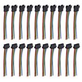 thumbnail image 2 of Uxcell XH Female To Female 9 Pin Breadboard Jumper Wire 2.54mm Pitch Ribbon Cable 20cm Length 2 of 11