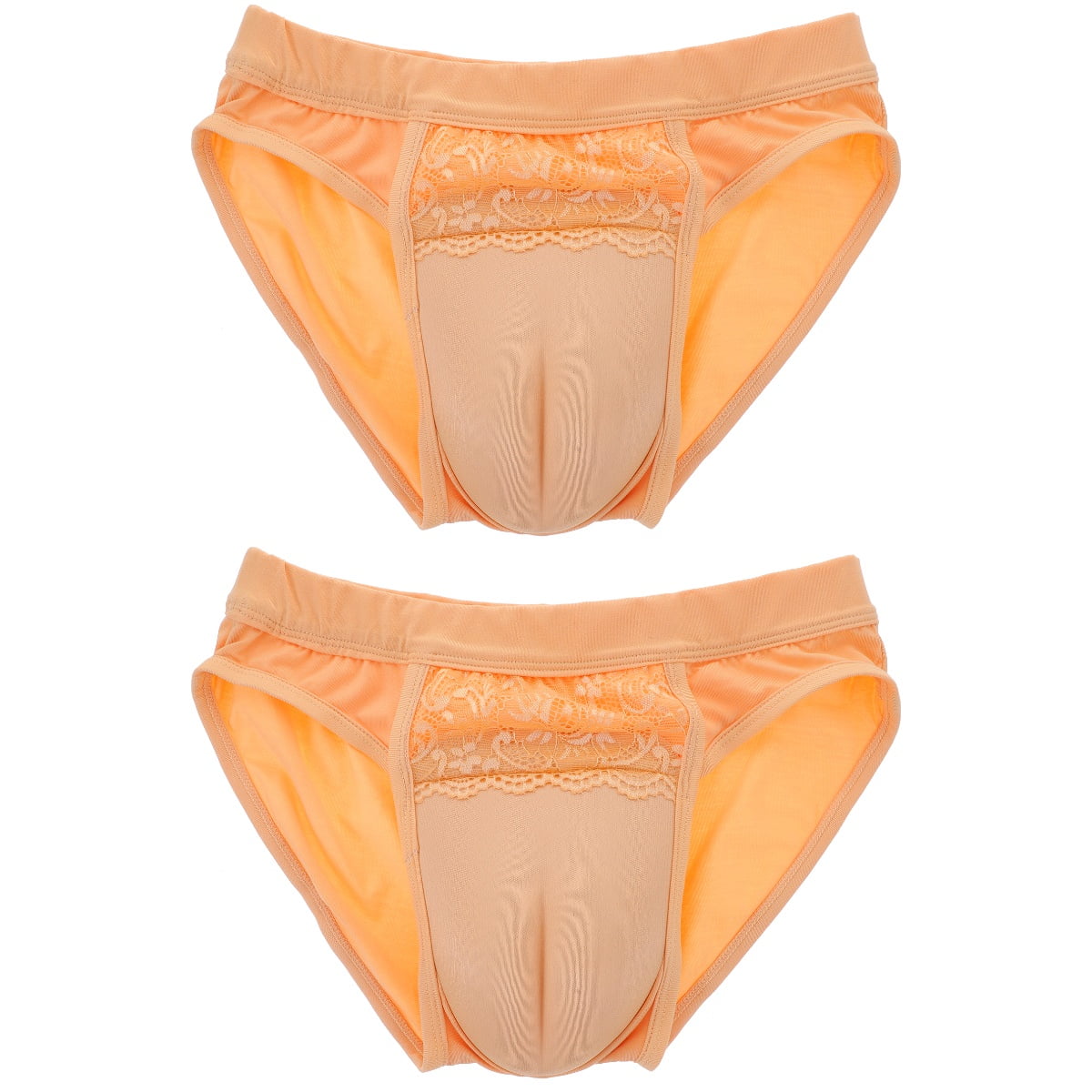 2-Piece Comfortable Cotton Transgender Panties for Men Skin-Friendly  Crossdress Lingerie - Walmart.com