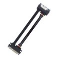 Male to Female Sata7+15 Pin Drive Extension Cable for Desktop Builders ...