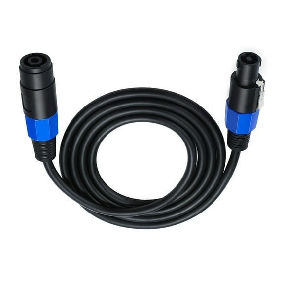 Male to Female Speakon Cable , 4 Core Plug Ohm Head Speakon Extension Cable