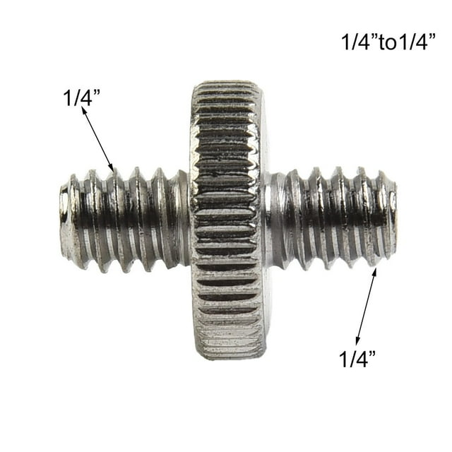 Male to Male Threaded Screw Adapter For Camera Tripod Stand Camera ...