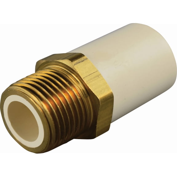 Male to Transition CPVC Adapter - Pack of 4  Residential Use, Standard Application