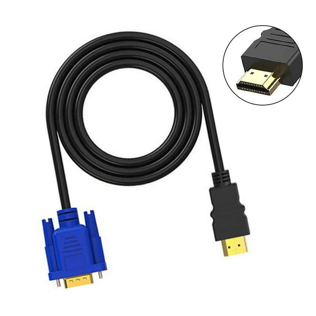 Male to VGA DSUB Male Video Adapter Cable for PC TV Computer Monitor