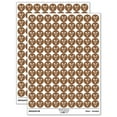 thumbnail image 1 of Male with Stroke and Female Sign Transgender Gender Symbol 200+ Round Stickers - Brown - Matte Finish - 0.50" Size, 1 of 3