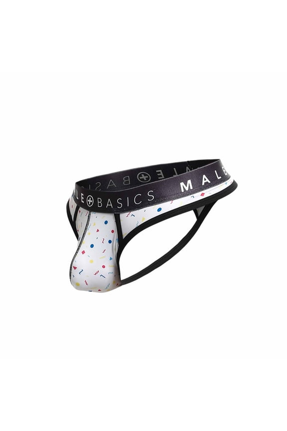 Sexy Pouch Thong-Confetti-L