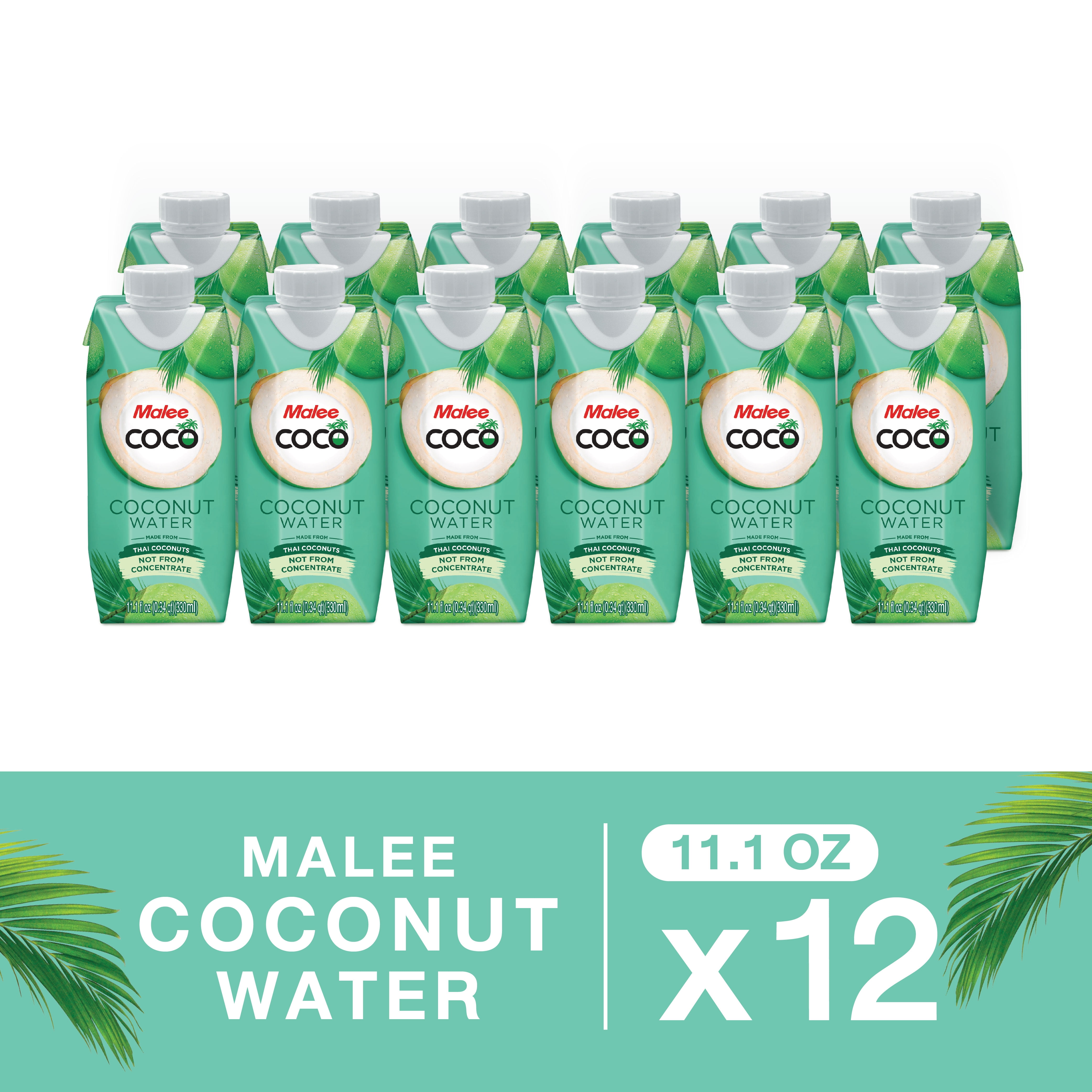 Malee Coco Coconut Water, 11.1 Fl Oz, Pack of 12