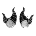 thumbnail image 1 of Maleficent Character Rendition With Crystal Stud Earrings, 1 of 1