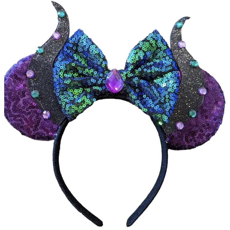 Maleficent Inspired Ears Minnie Ears Headband / Purple  display picture 2