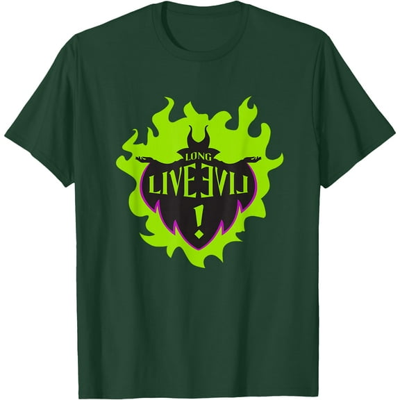 Maleficent Long Live Evil DTG Print Unisex T-Shirt