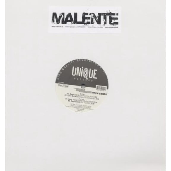 Malente Open Secret (Vinyl Record)