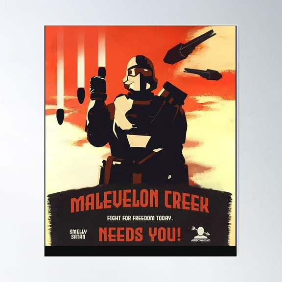 Malevelon Creek Needs You Propagandauntitled-1 Poster, 8x12 UNFRAMED