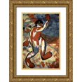 thumbnail image 1 of Malevich, Kazimir 17x24 Gold Ornate Wood Framed with Double Matting Museum Art Print Titled - Bather, 1 of 4