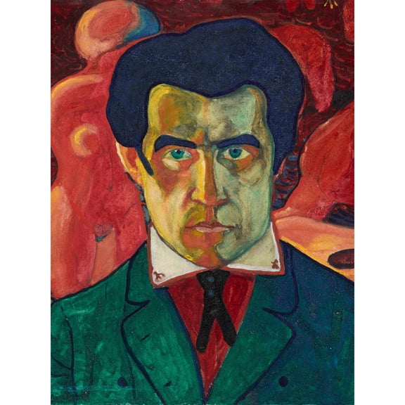 Malevich Self Portrait Large Wall Art Print