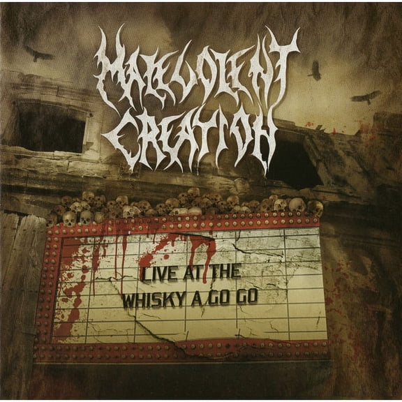 Malevolent Creation Live At Whiskey A Go Go (Clear Vinyl 2Lp) Records & LPs