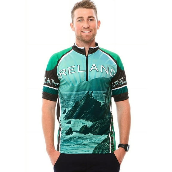 Malham Atlantic Way Ireland Cycling Short Sleeves Half Zip Jersey