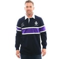 thumbnail image 1 of Malham Scotland Thistle Longsleeve Rugby Men's Shirt 100% Soft Cotton, 1 of 4