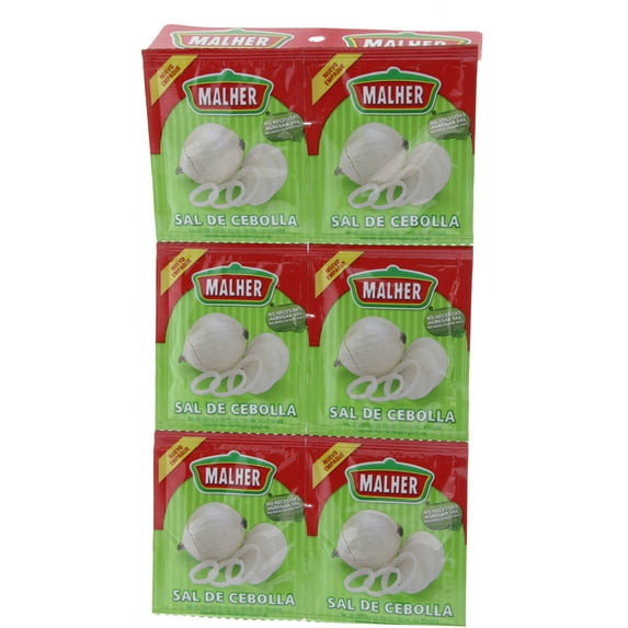 Malher Onion Salt 12 Packets - Sal De Cebolla (Pack of 1)