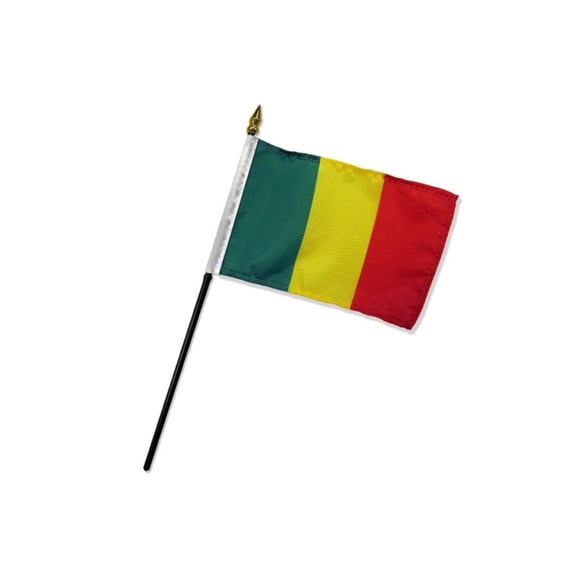 Mali 4x6in Stick Flag