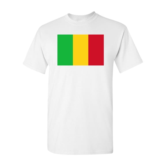 Mali Country Flag Adult DT T-Shirt Tee