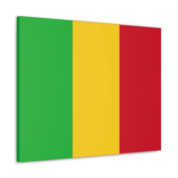 Mali Country Flag Canvas Vibrant Wall Art Unframed Home Decor
