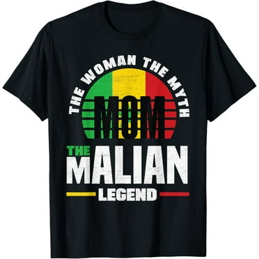 Mali Malian Mali Flag Mothers Day T-Shirt
