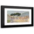 thumbnail image 1 of Mališa Glišić 18x12 Black Modern Framed Museum Art Print Titled - Pine Trees, 1 of 5