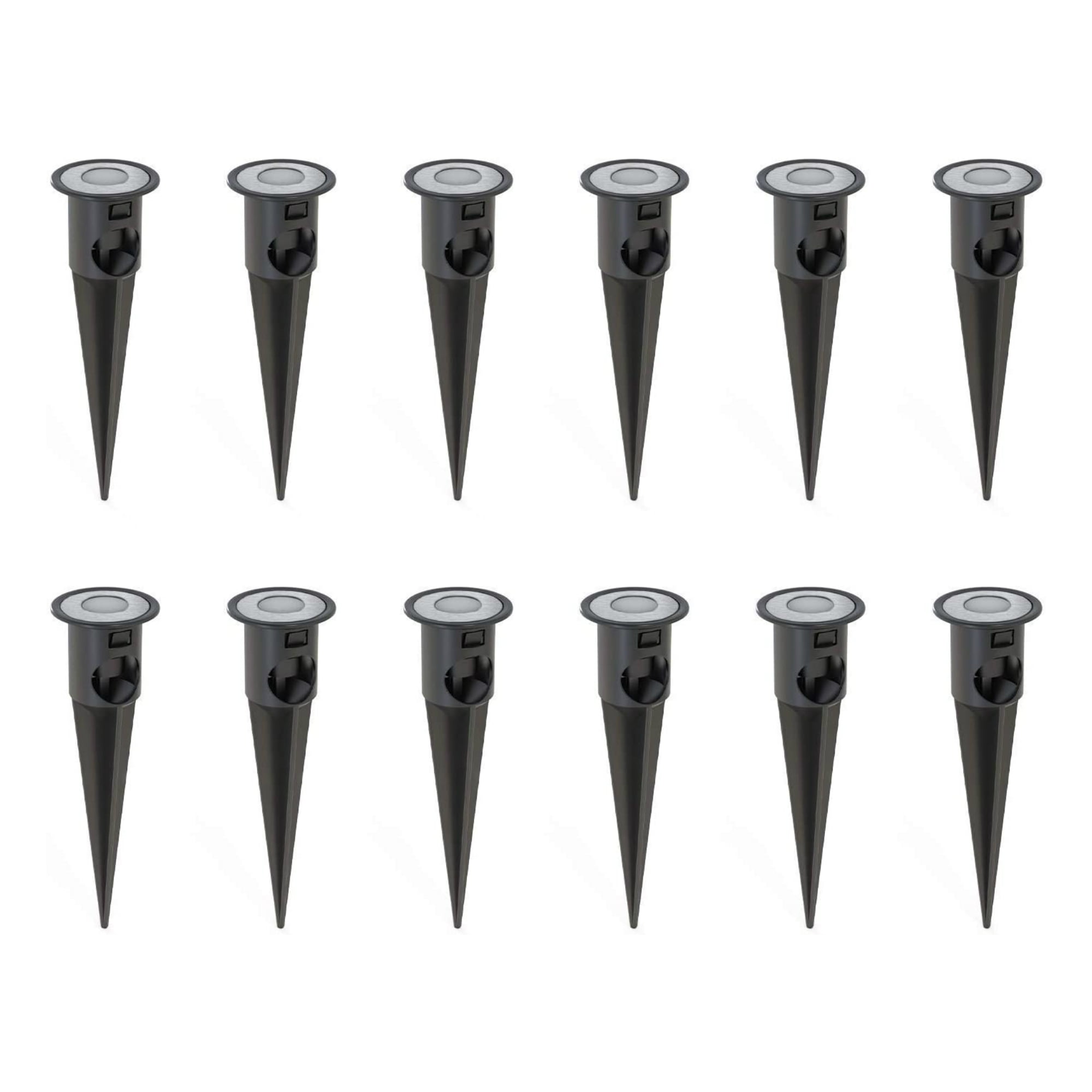 Malibu 12 PK LED Deck Lights Low Voltage Landscape Light in Ground Lighting for Steps Stair Patio Floor Kitchen Outdoor Led Landscape Lighting 8401 2430 12 Walmart Business Supplies
