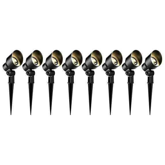 Malibu 20 Watt Low Voltage Landscape Lighting Halogen Outdoor for Pathway Yard Lawn Garden 8 PK 8301-9604-08