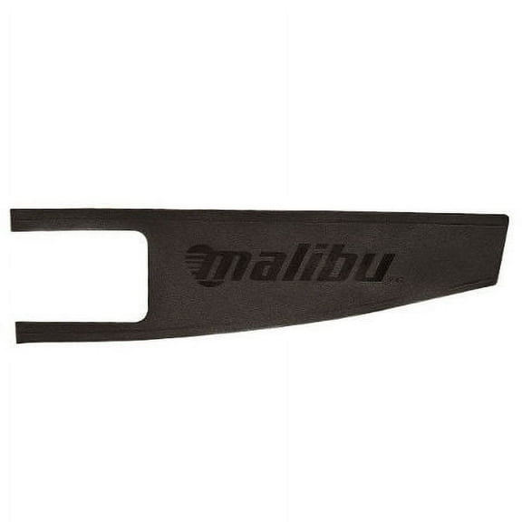 Malibu 247 Black Textured 37 3/4 x 10 1/4 Adhesive Vinyl Boat Non Skid Transom Step Pad Mat 5532067 (STBD Side)