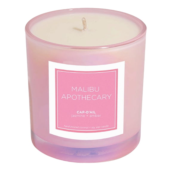 Malibu Apothecary Iridescent Pink Candle - Cap-D'Ail