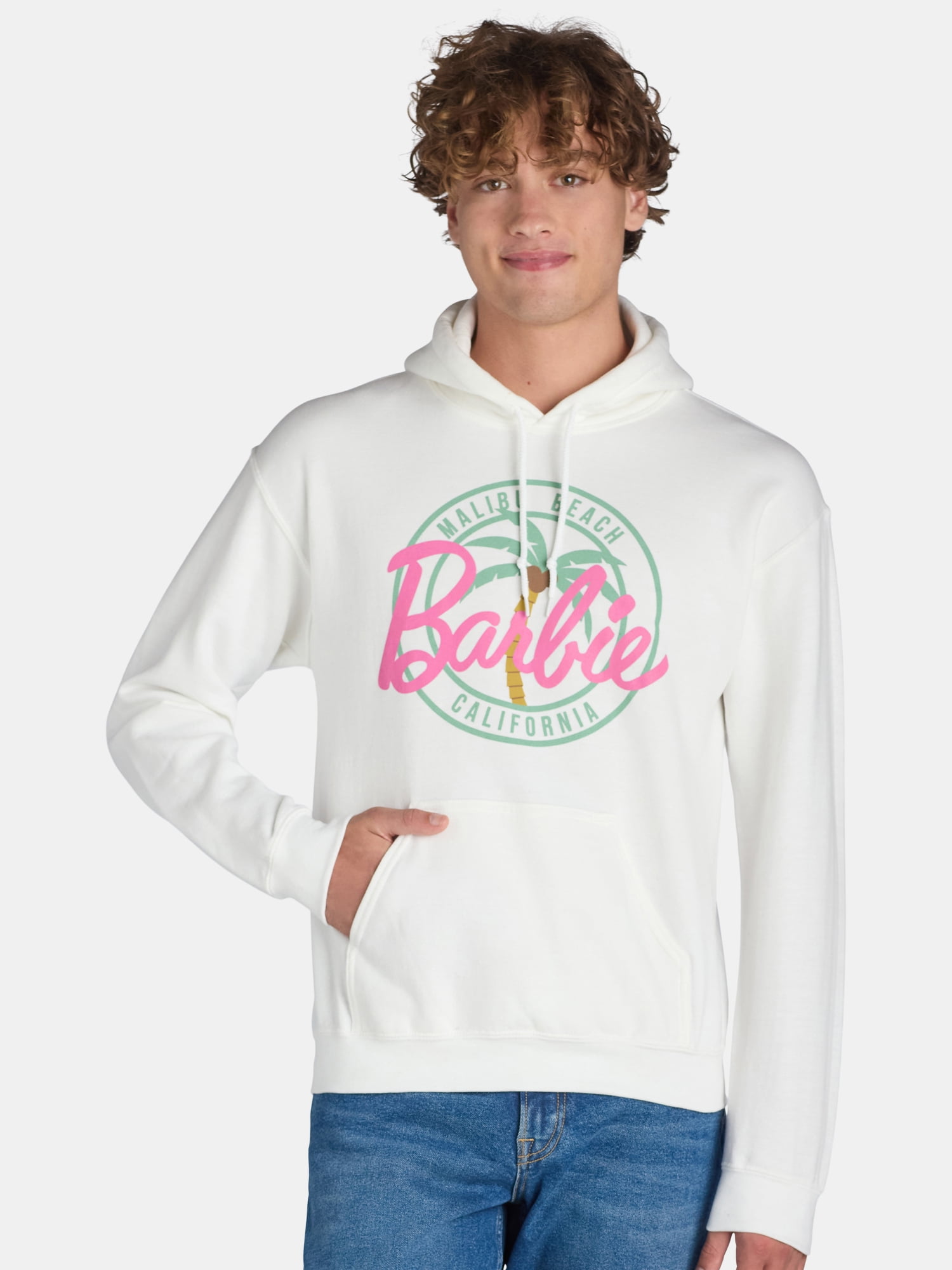 Barbie Men s Big Men s Malibu Graphic Hoodie Sizes S 3XL