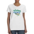 thumbnail image 1 of Malibu Beach Surfer Girl Shaped T-Shirt Women -Image by Shutterstock, Female x-Large, 1 of 4