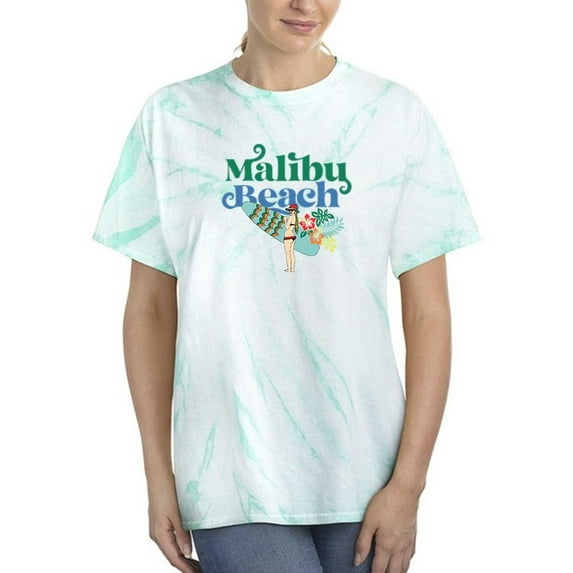Malibu Beach Surfer Girl Tie Dye Cyclone Women -Image by Shutterstock, Female XX-Large