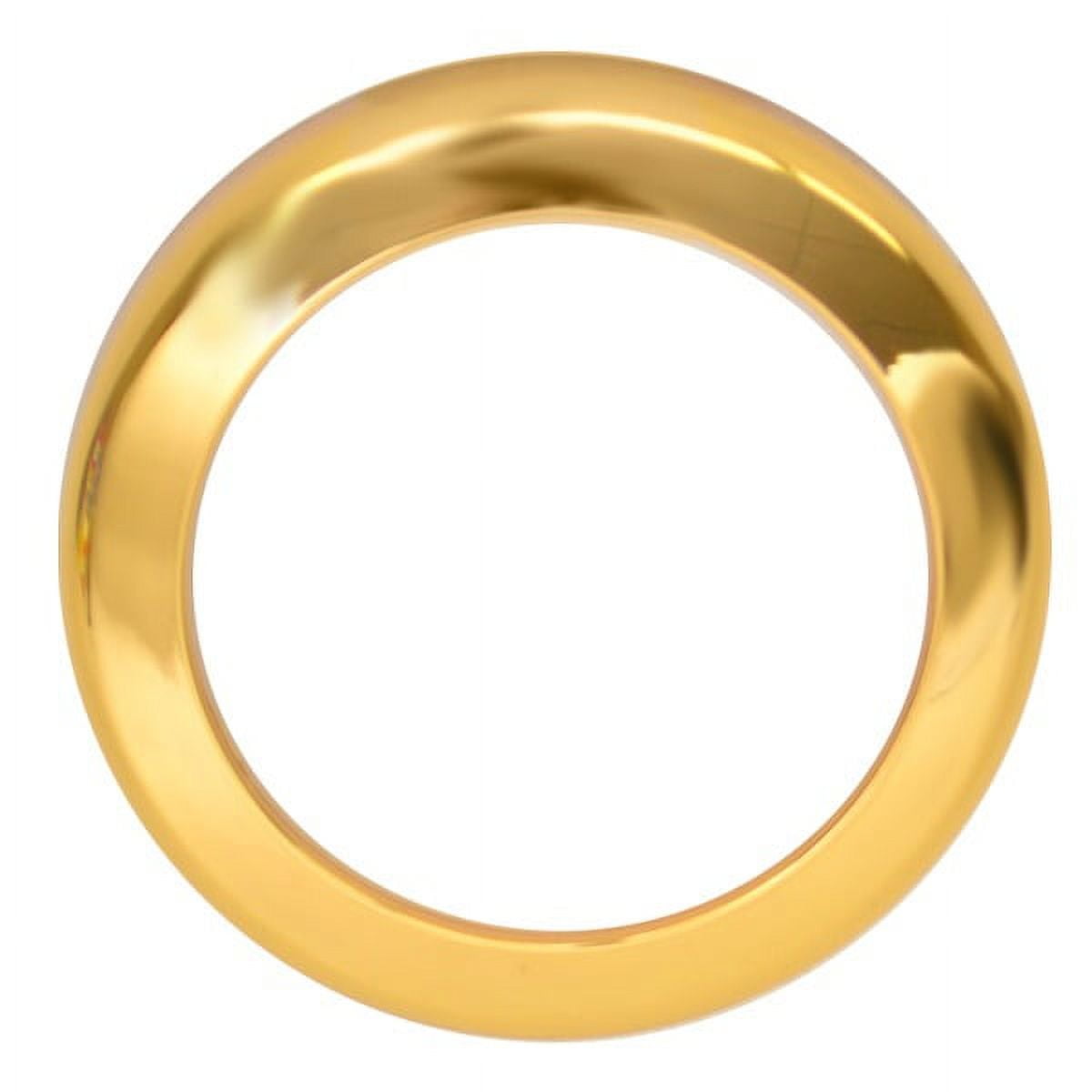 Malibu Boat Gauge Bezel 3729014 Gold Plated Plastic 2 3/8 Inch