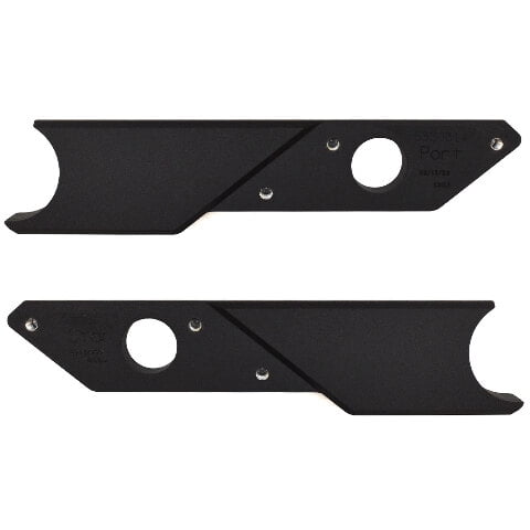 Malibu Boat Gx Tower Side Plates | Black Textured (Set of 2)