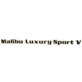 thumbnail image 1 of Malibu Boat Raised Decal | Luxury Sport V Black Gold Sticker, 1 of 2