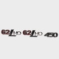 thumbnail image 1 of Malibu Boat Raised Engine Decals 5974702 | 6.2L HO 450 Red (Set of 3), 1 of 4
