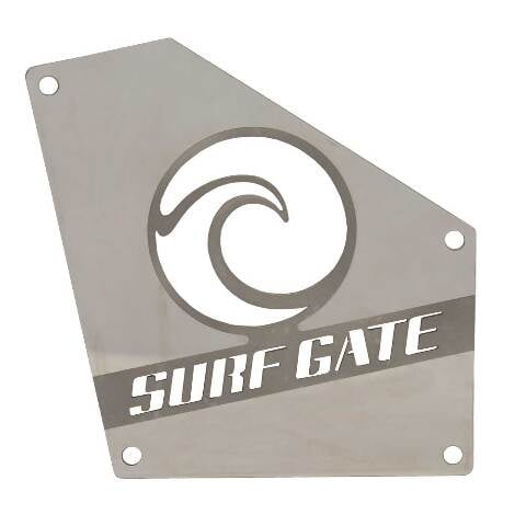 Malibu Boat Surf Gate Accent Plates 5645030 | 6 x 6 Inch Polished