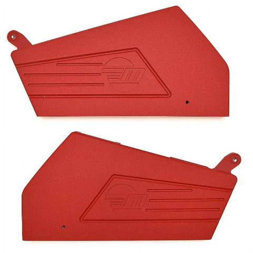 Malibu Boat Tower Base 5550064SC.1 Red Aluminum (Set Of 2)