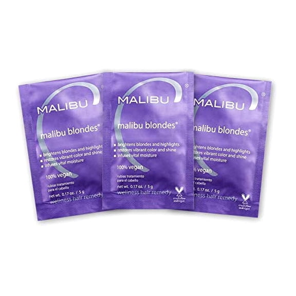 Malibu C Blondes Wellness Hair Remedy, 3 Count