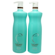 Malibu C Hard Water Wellness Sham poo & Condit ioner Liter Combo Pack