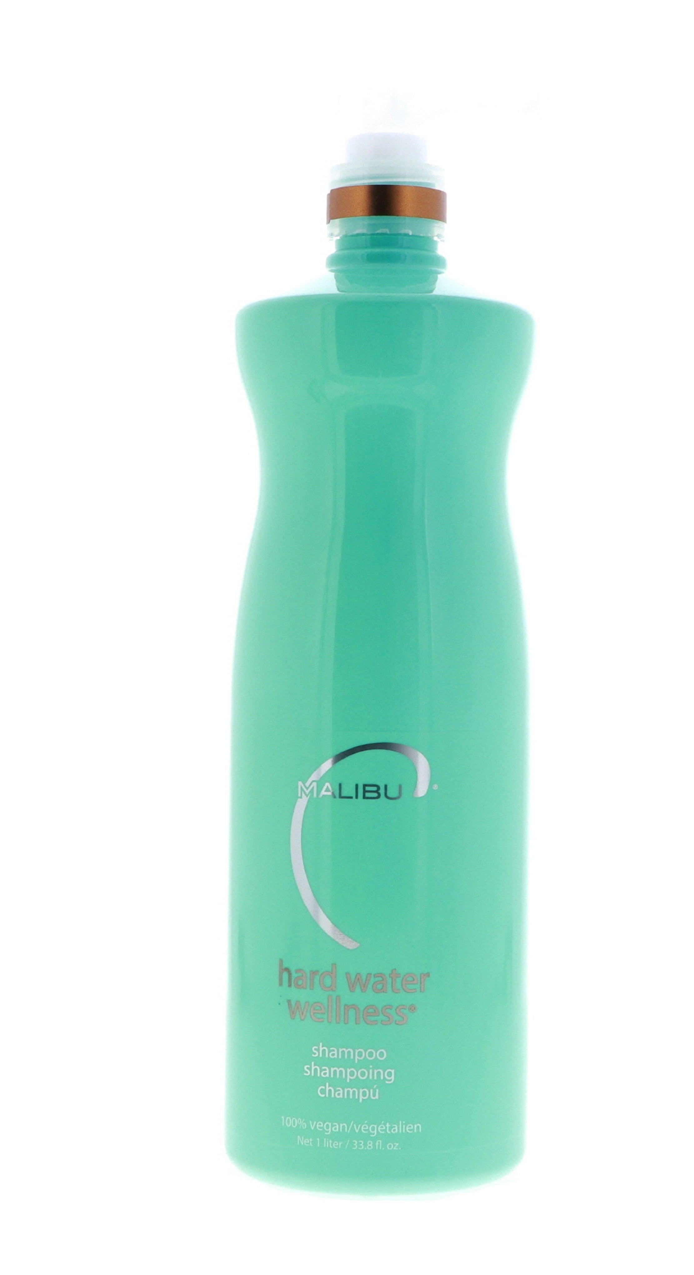 Malibu C Hard Water Wellness Shampoo, 33.8oz/Liter, Perfect Defense Against Dry & Dull Hair