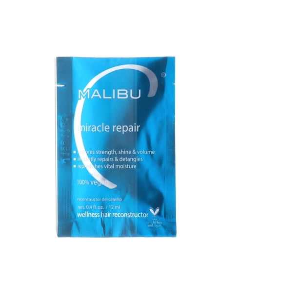 Malibu Miracle Repair Wellness Hair Reconstructor, 0.4 oz Pack of 3